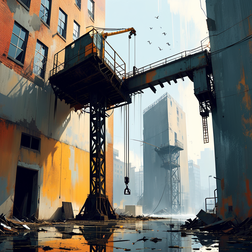 Drei Einbrecher: Einer flüchtet auf Kran nach Überfall in Diepoldsau SG