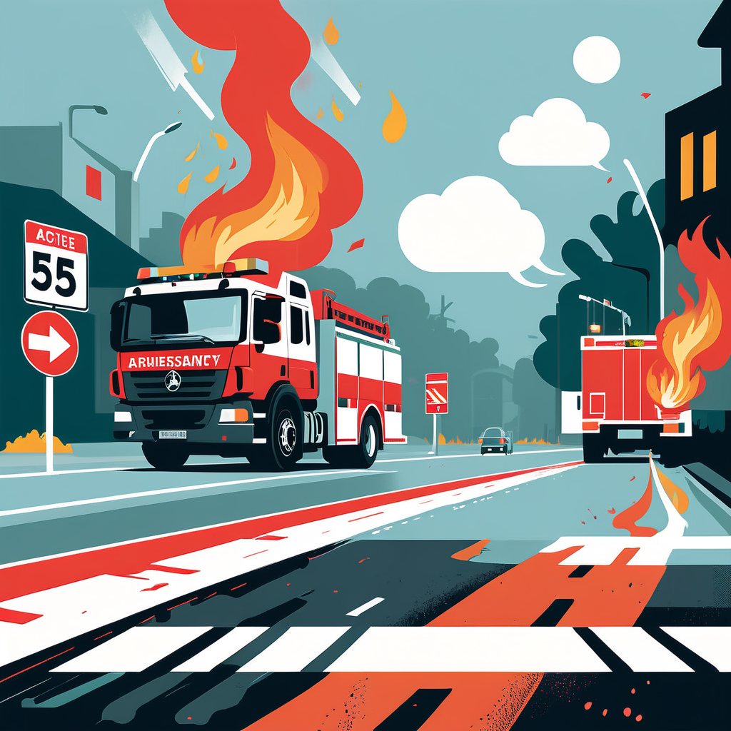 Feuerwehrmann in Sachsen bestraft – Lokale Debatte um Geschwindigkeitsüberschreitung entfacht