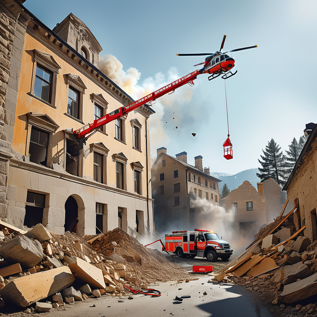 Grave incidente durante i lavori di ristrutturazione a Raschvella