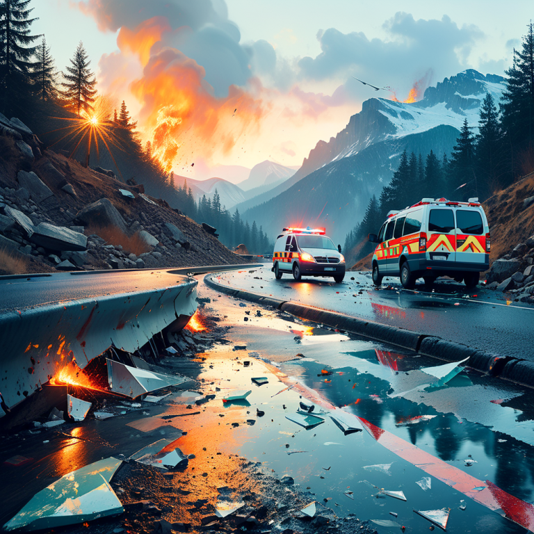 Tre feriti in un incidente stradale a Silvaplana