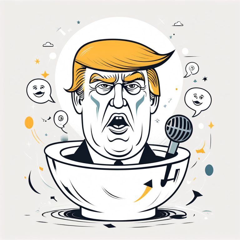 Trump als WC-Schüssel gewinnt Karikaturpreis