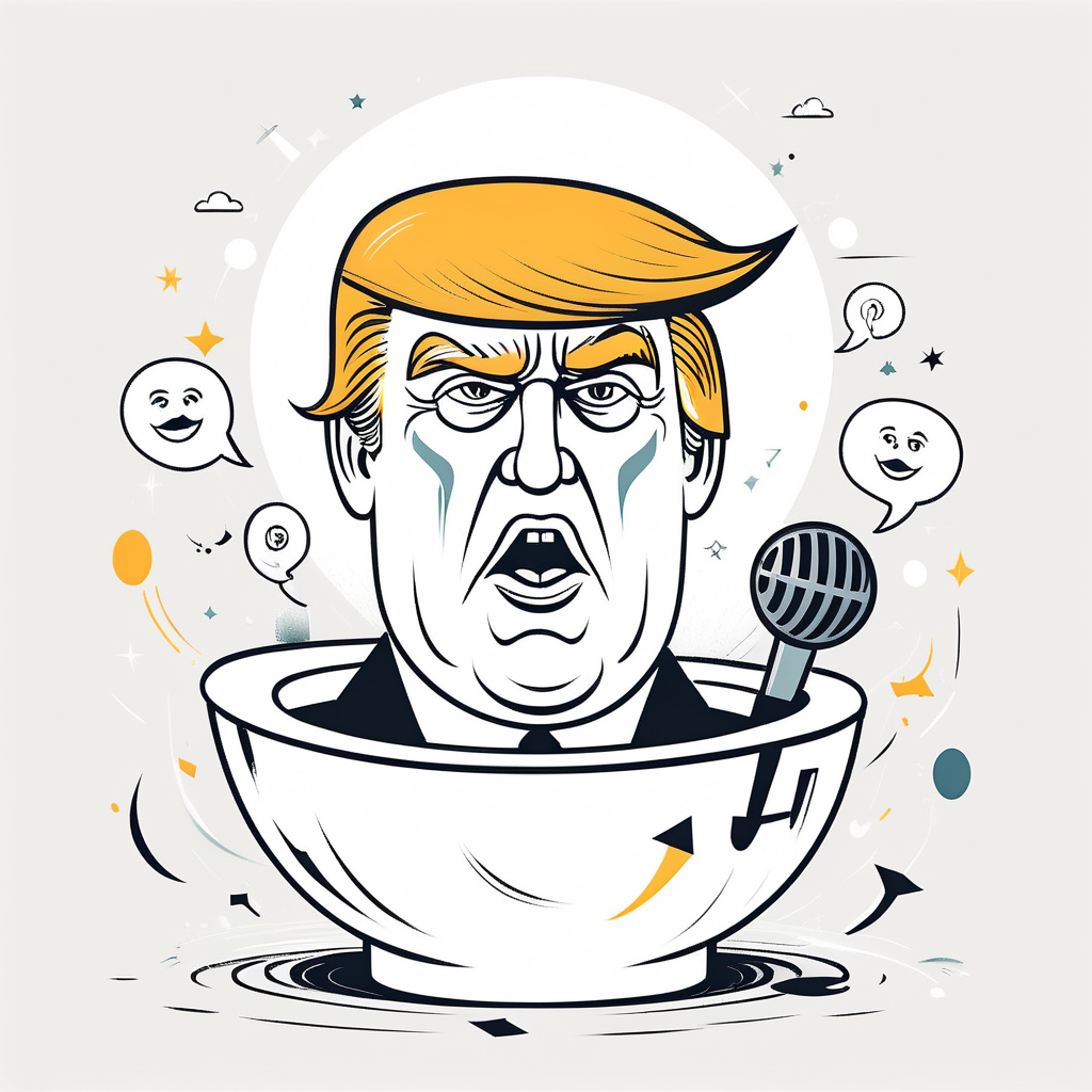 Trump als WC-Schüssel gewinnt Karikaturpreis