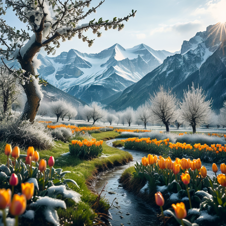 Unwetterfront nördlich der Alpen bringt Frost – Schutz für Pflanzen notwendig