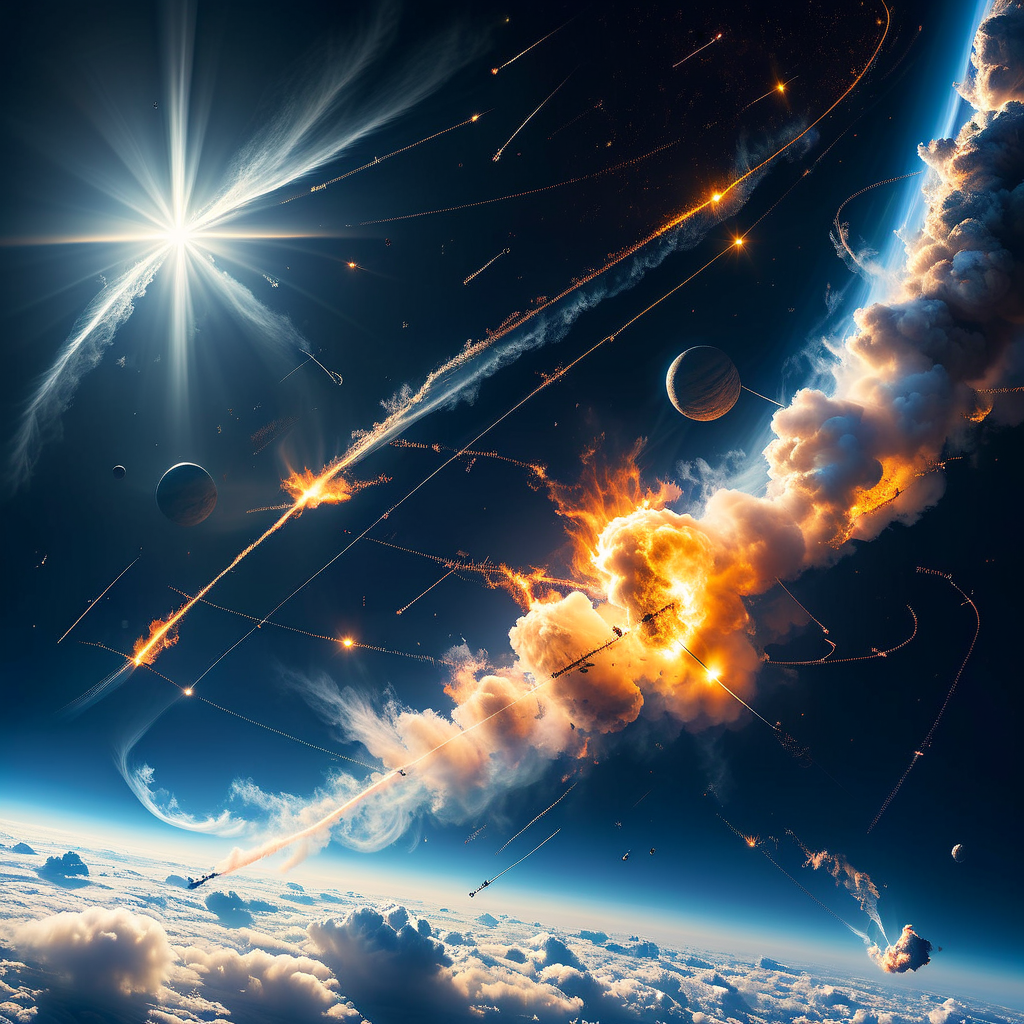 Raumfahrtabfälle und ihre Auswirkungen auf die Luftqualität