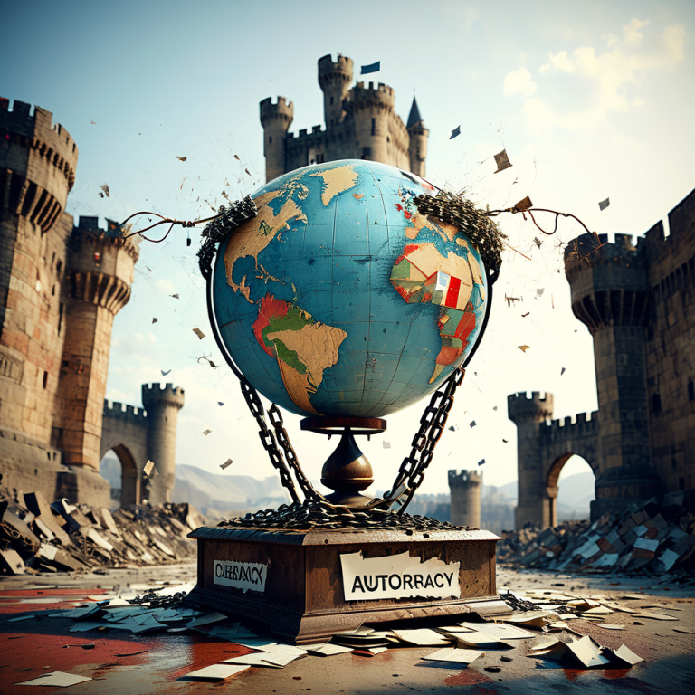 Demokratie erlebt weltweit Rückschritt, Autokratien gewinnen an Boden