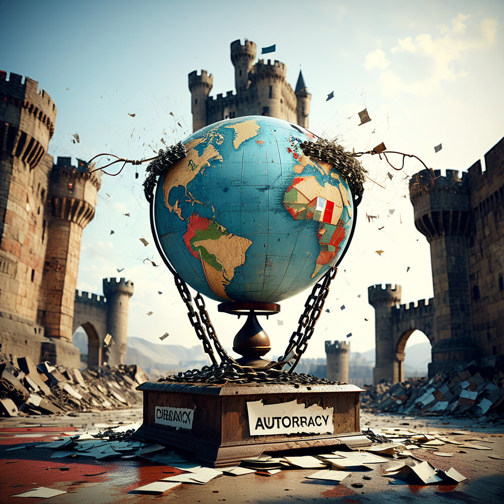 Demokratie erlebt weltweit Rückschritt, Autokratien gewinnen an Boden