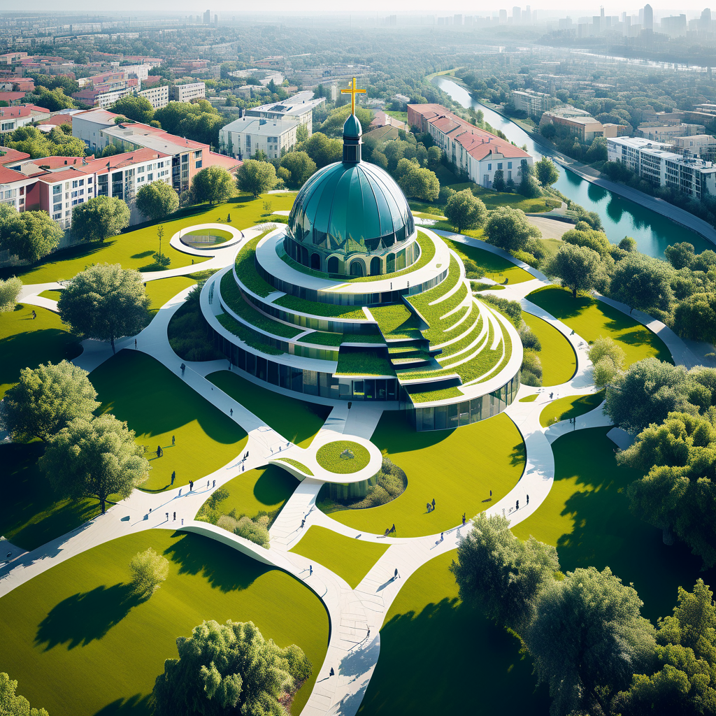 Neues Quartierprojekt auf dem Rischer Kirchhügel: Park, Wohnungen und Zentrum