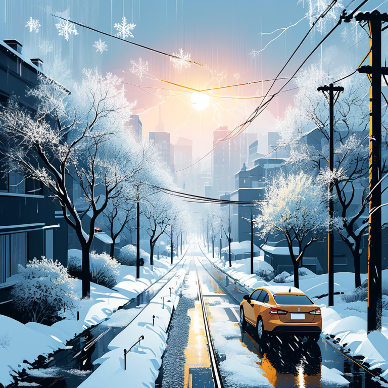 Schneefälle sorgen für Verkehrschaos und Stromausfall - Frühlingswärme erwartet an Ostern
