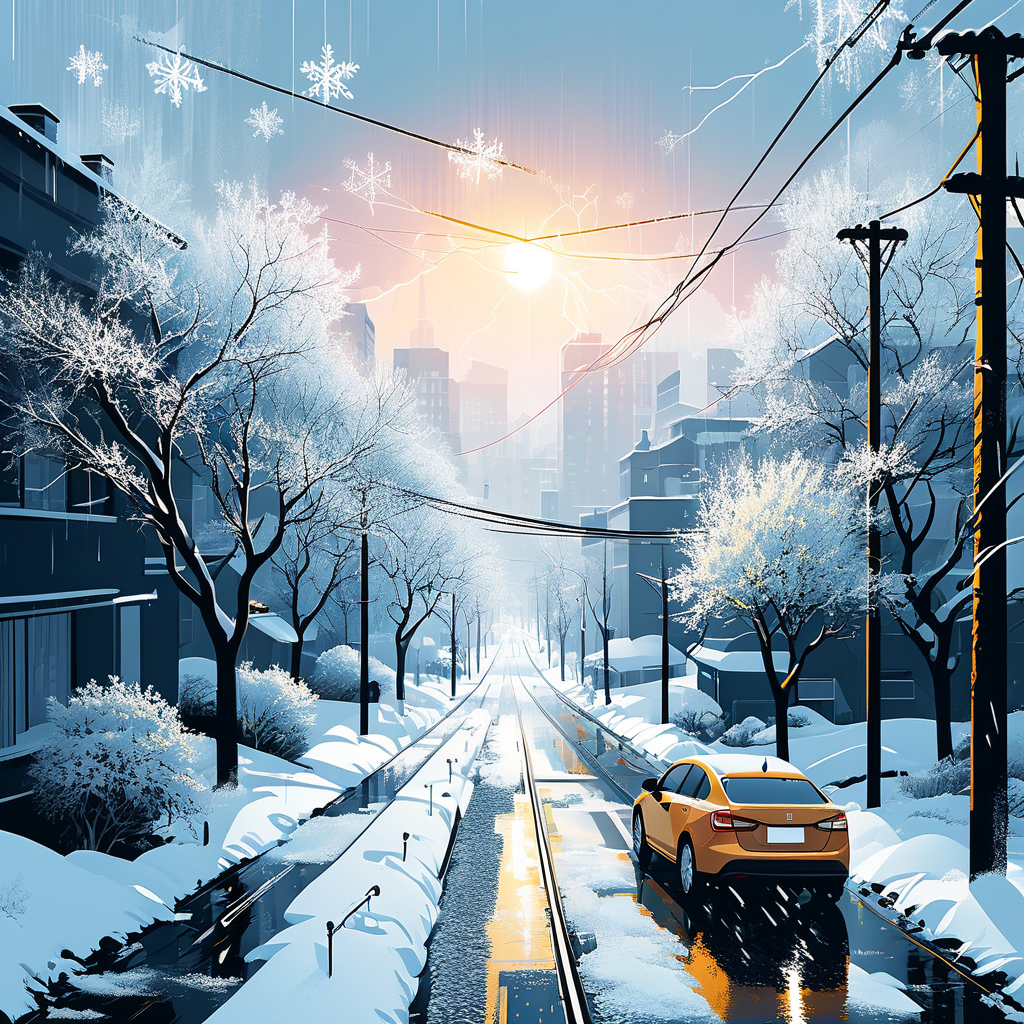 Schneefälle sorgen für Verkehrschaos und Stromausfall - Frühlingswärme erwartet an Ostern