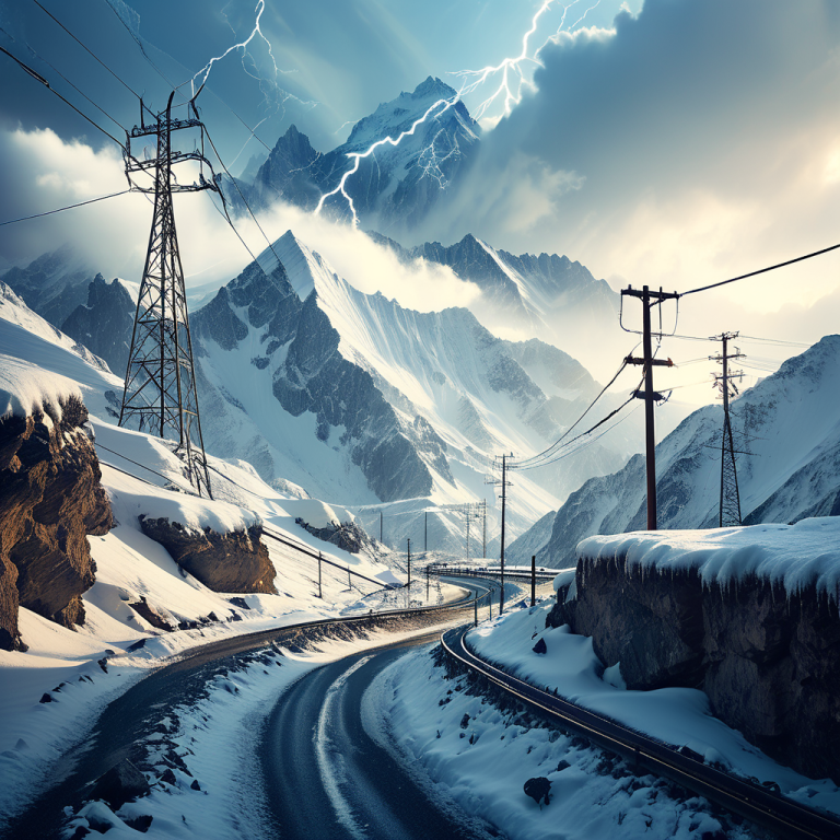 Disagi e blackout causati dalla neve al nord delle Alpi