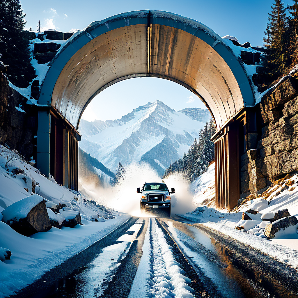 Chiusura della Galleria del San Gottardo per Neve