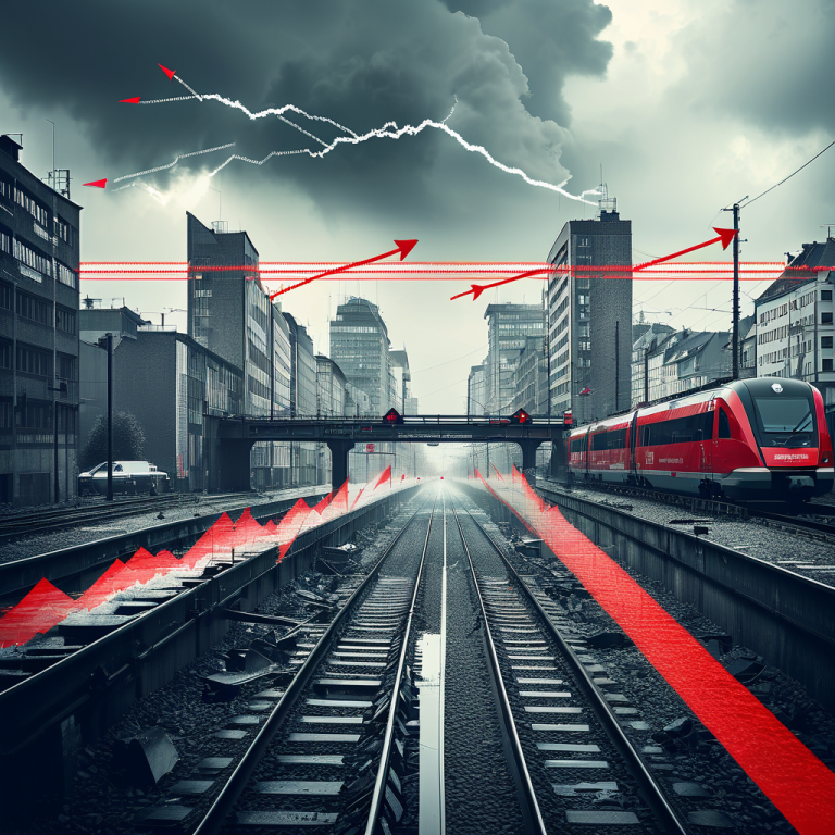 Deutsche Bahn meldet Milliardenverlust aufgrund von Abschreibungen