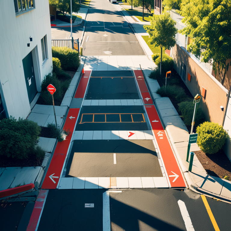 Zugangsbeschränkung auf Gehweg nahe Triesenberger Primarschule