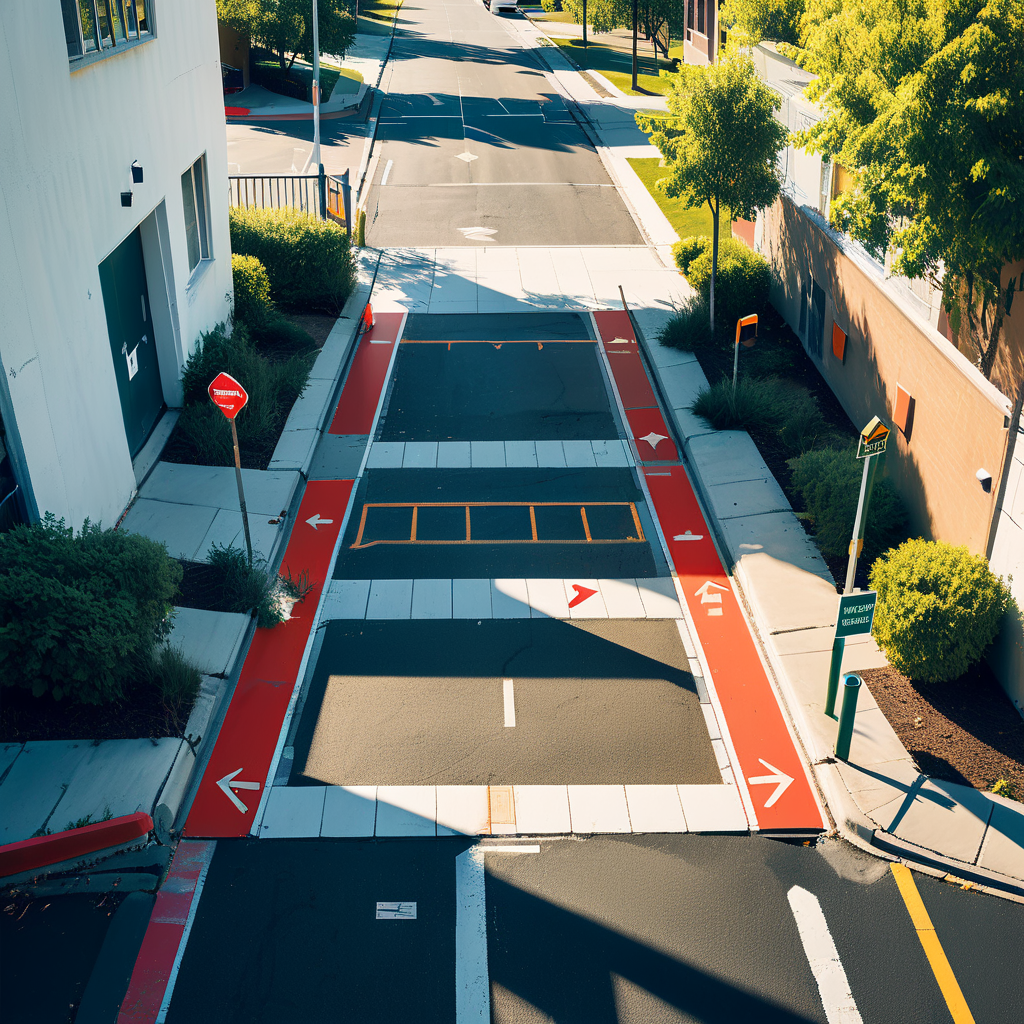 Zugangsbeschränkung auf Gehweg nahe Triesenberger Primarschule