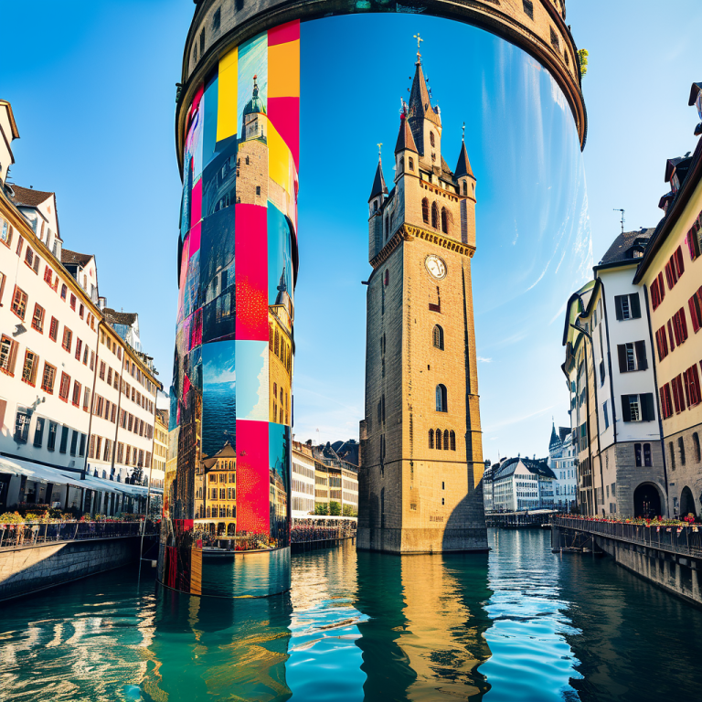 Über zwei Jahre wird das Grossmünster hinter einem Kunstwerk verborgen. Shirana Shahbazi kreiert Zürichs größtes Kunstprojekt