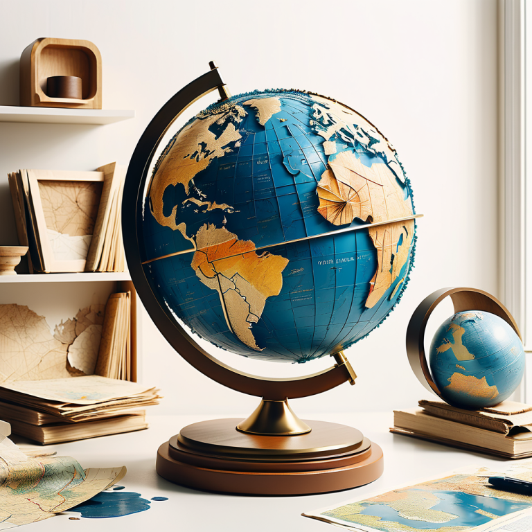 Einzigartiges Globus-Atelier in Islington - Die Welt im Kleinformat erschaffen