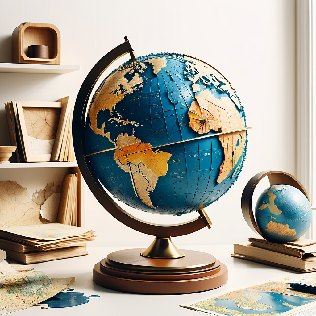 Einzigartiges Globus-Atelier in Islington - Die Welt im Kleinformat erschaffen