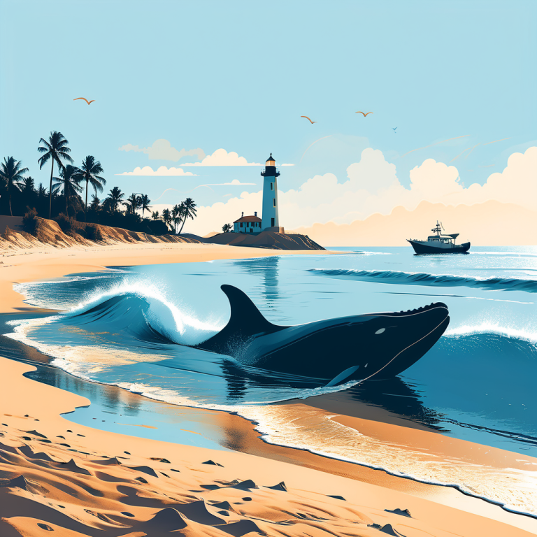 In der Wismarbucht strandet Buckelwal erneut