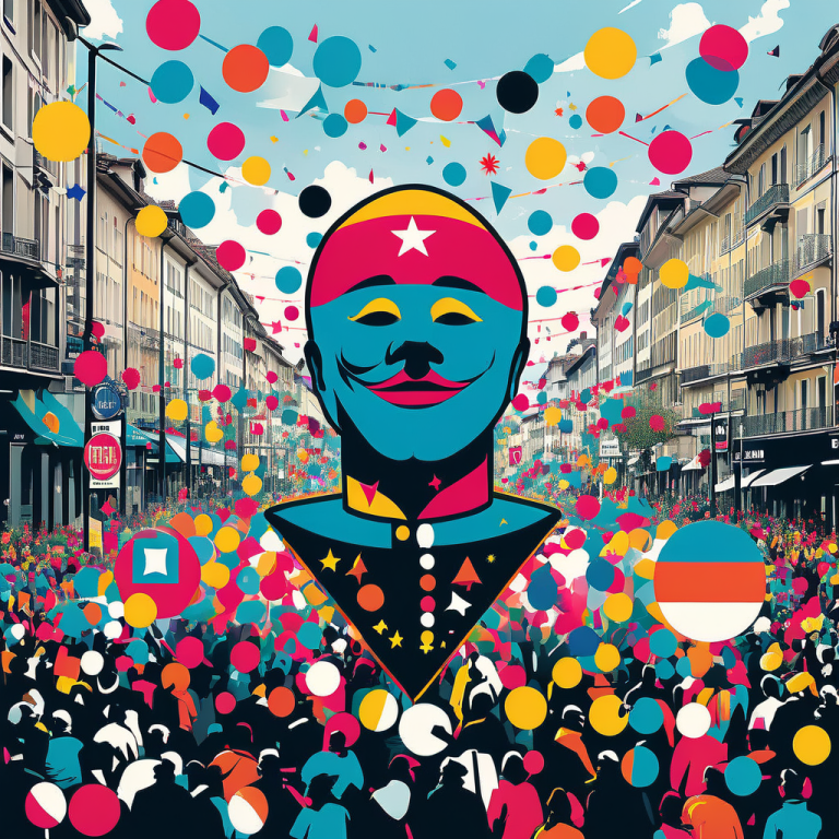 Friedlicher Protestzug gegen Rechtsextremismus in Lausanne