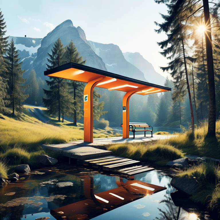 Faszinierende und kuriose Bushaltestellen in Zug