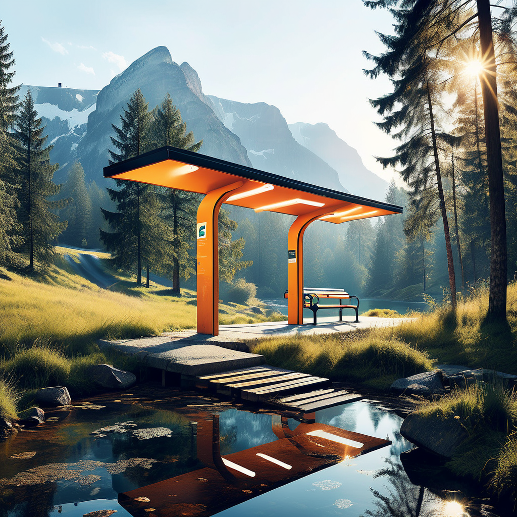 Faszinierende und kuriose Bushaltestellen in Zug