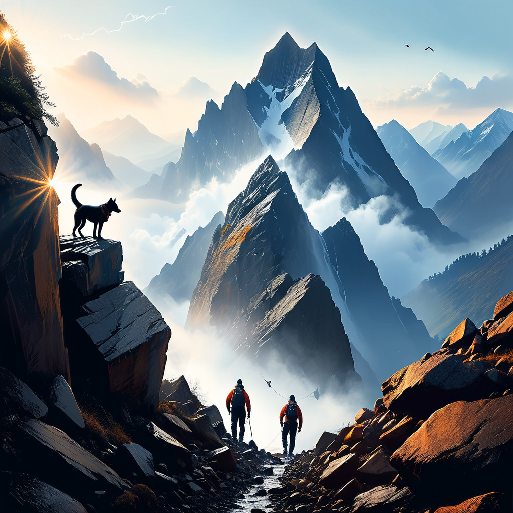 Zwei Jugendliche und ihr Hund aus Felswand gerettet