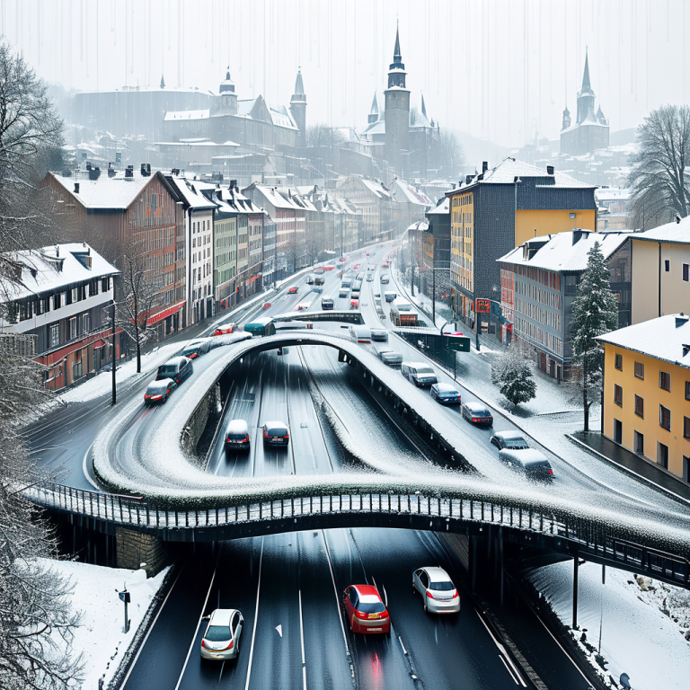 Vorsicht bei Nebikon-Dagmersellen: Schneeregen beeinträchtigt Sichtverhältnisse