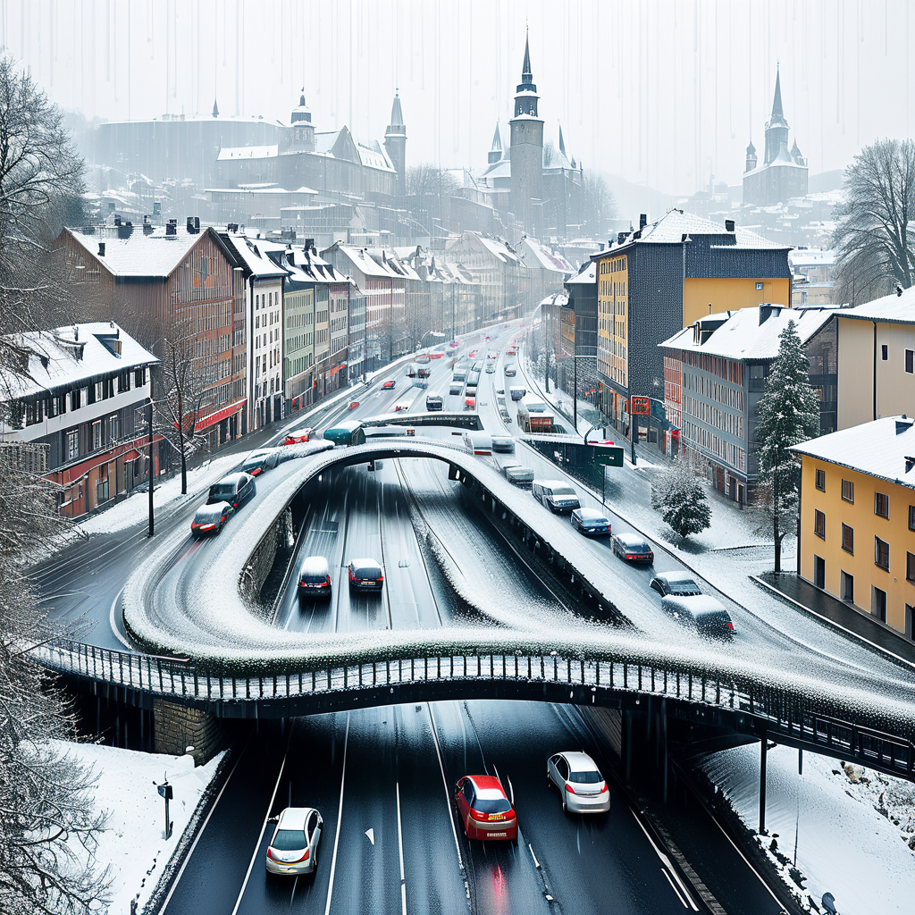 Vorsicht bei Nebikon-Dagmersellen: Schneeregen beeinträchtigt Sichtverhältnisse