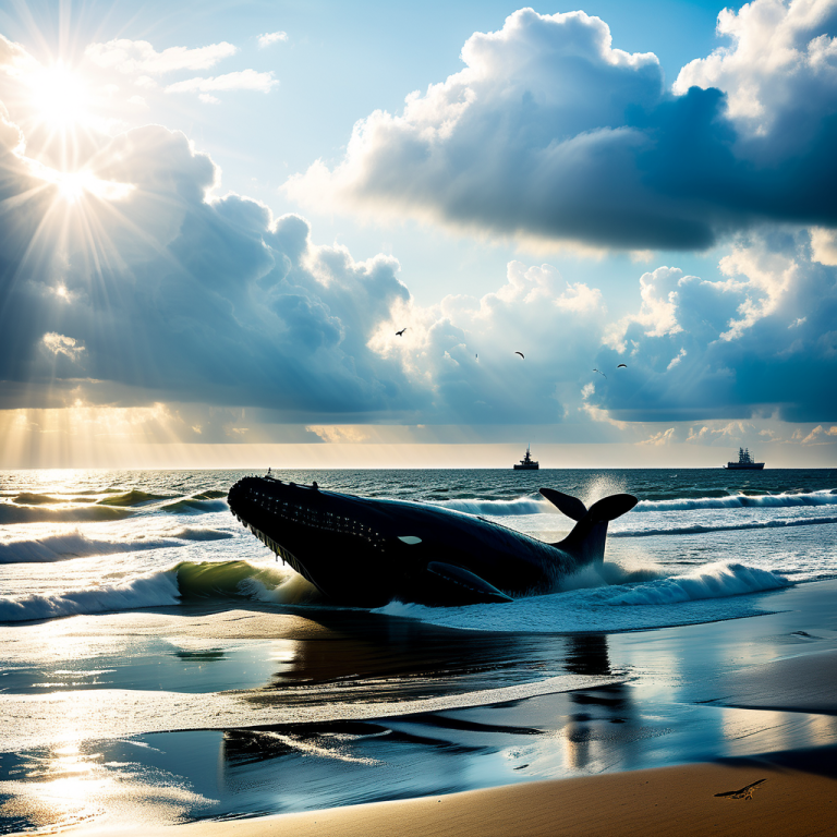 Buckelwal bleibt in der Ostsee vor Wismar gestrandet und zeigt Anzeichen von Leben