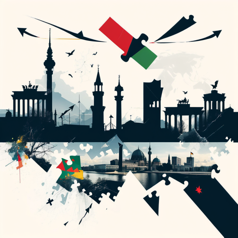 Empfang von syrischem Übergangspräsidenten in Berlin