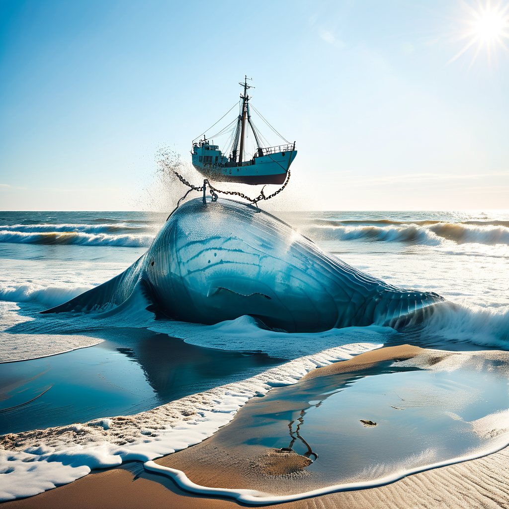 Buckelwal vor Wismar weiterhin gefangen und geschwächt