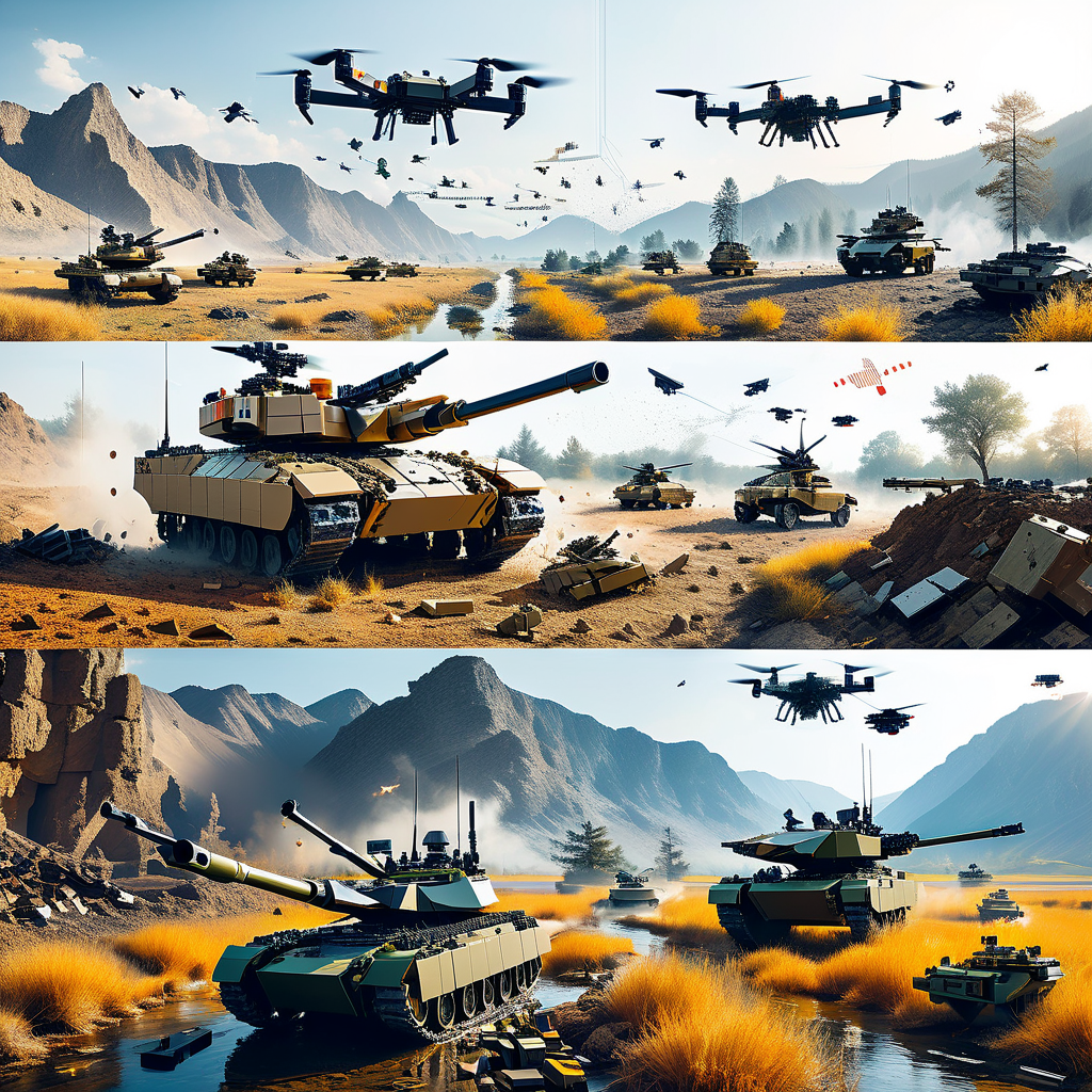 Kriegsführung im Wandel: Billigdrohnen und konventionelle Waffen