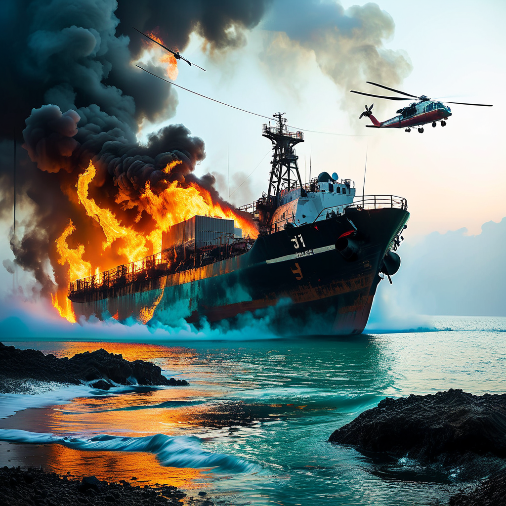 Öltanker im Persischen Golf beschossen