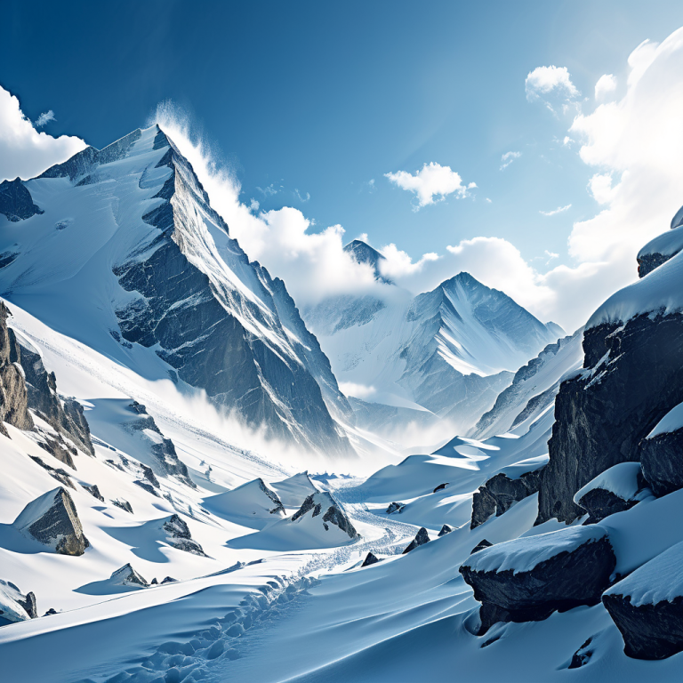 Erhebliche Lawinengefahr durch heftige Schneefälle im Alpennordhang