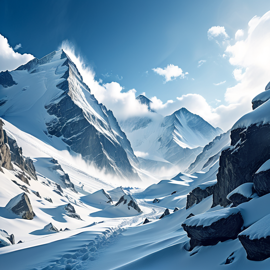 Erhebliche Lawinengefahr durch heftige Schneefälle im Alpennordhang