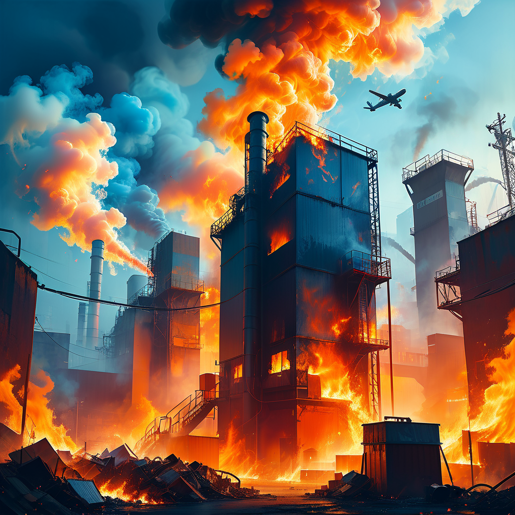 Rauchentwicklung in Biberist: Recyclingfabrik brennt