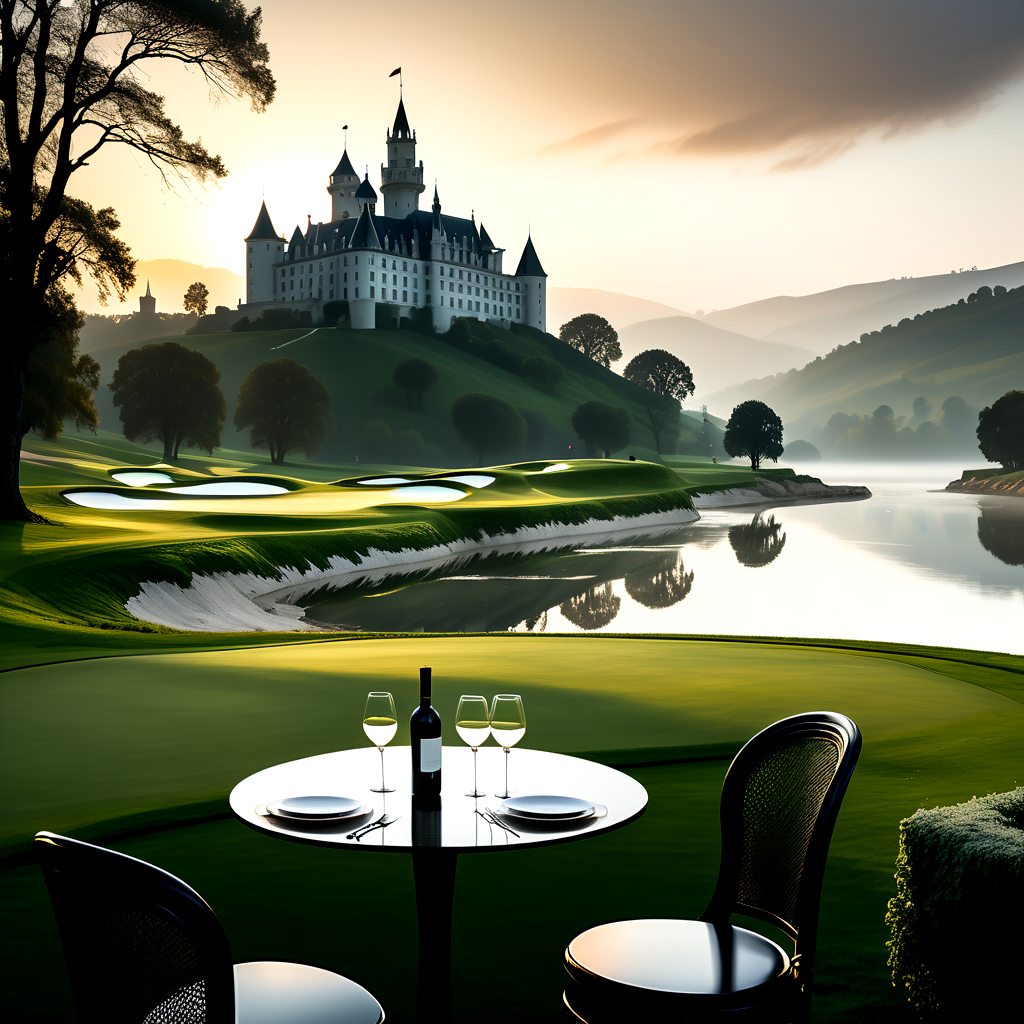 Golfen im Stil des 19. Jahrhunderts