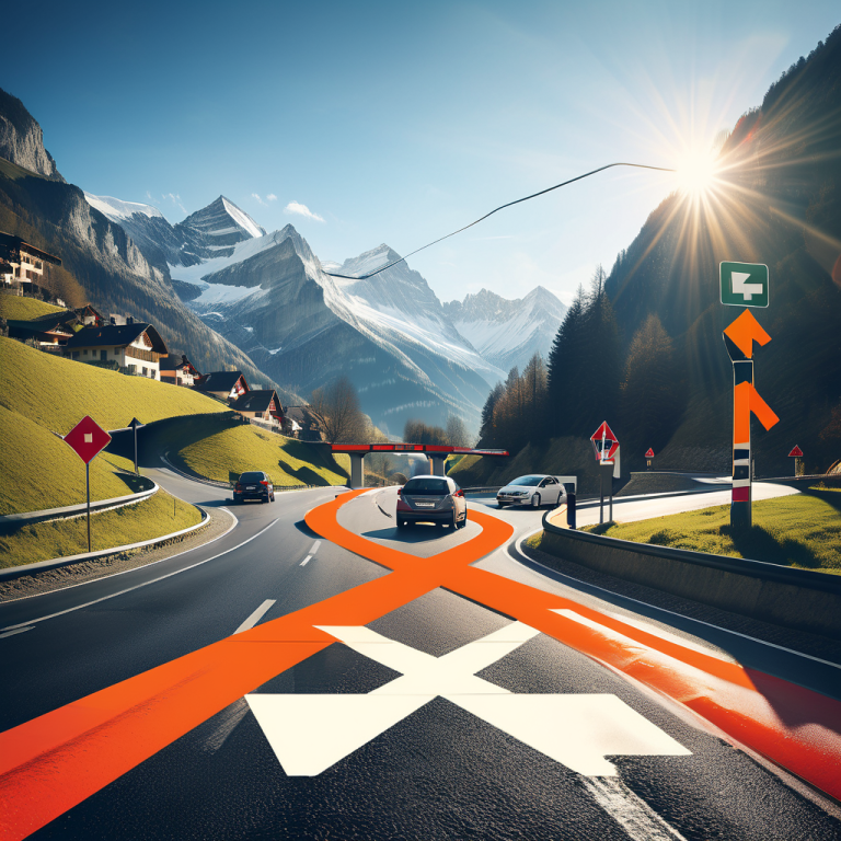 Debatte um Autobahnmaut am Gotthard im Vorfeld der Osterferien