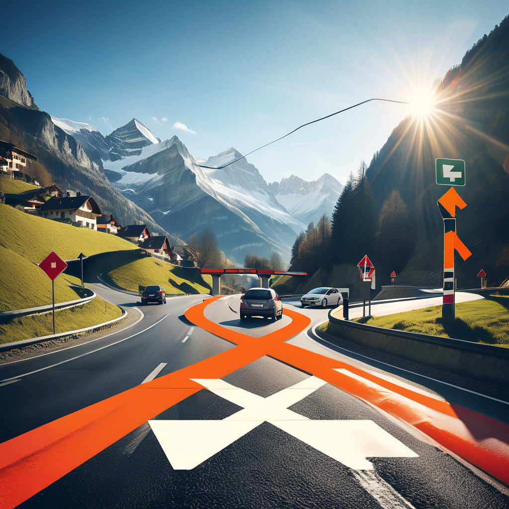 Debatte um Autobahnmaut am Gotthard im Vorfeld der Osterferien