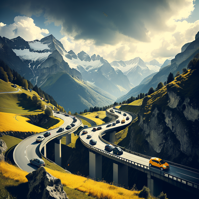 Massive Verkehrsbehinderungen vor dem Gotthard: 12 Kilometer Stau in südlicher Richtung