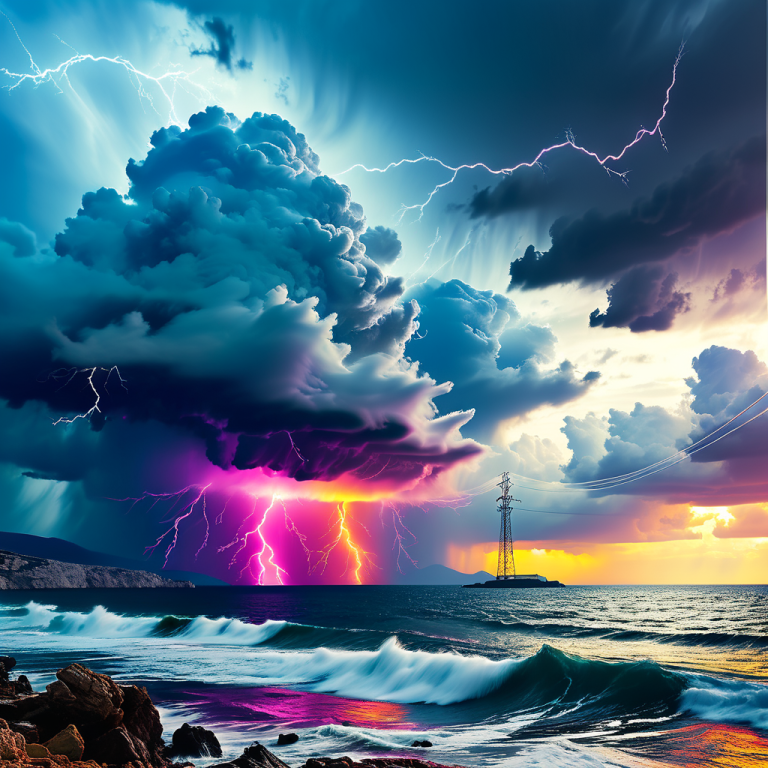 Heftige Unwetterfront bringt Ägäis ins Chaos