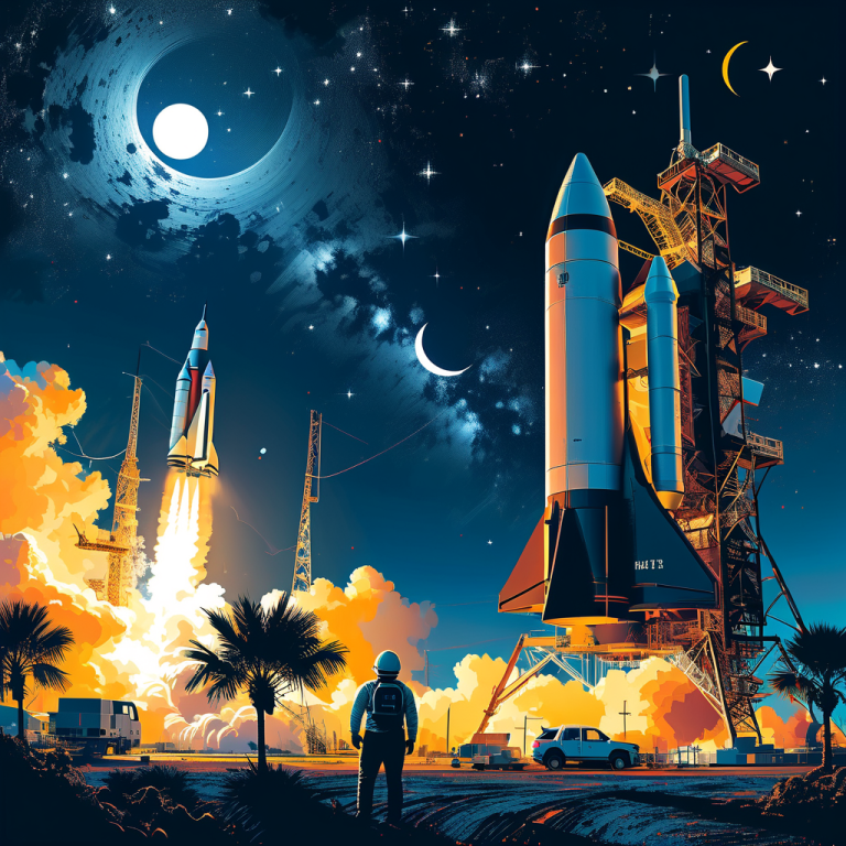 NASA plant historischen Start in Cape Canaveral