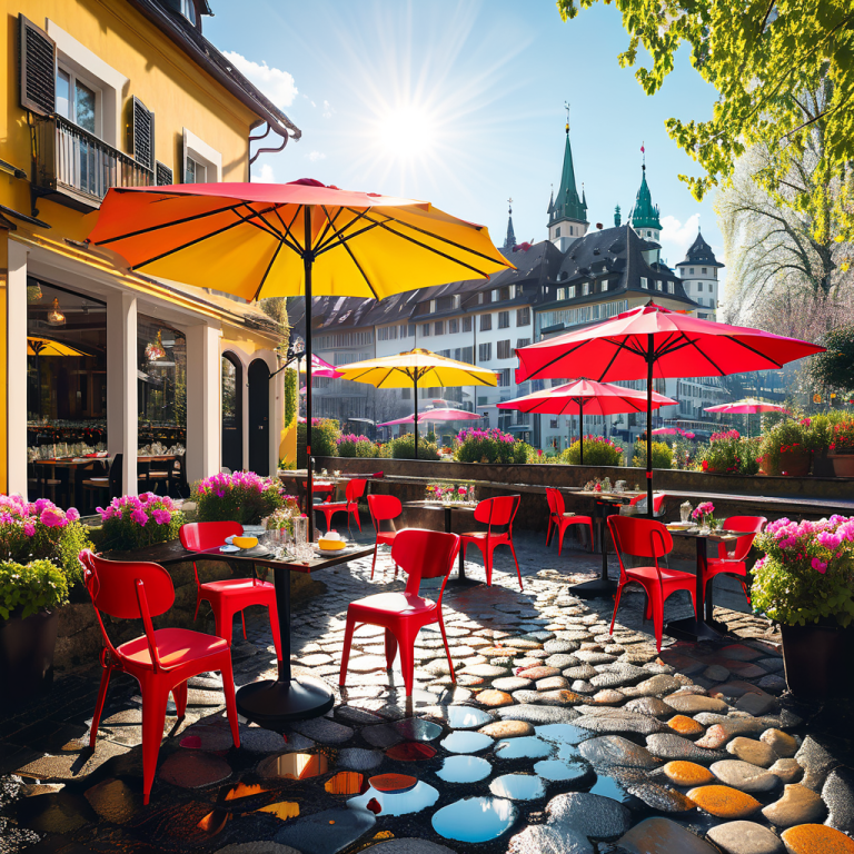 Osterhitze erwartet: Restaurants bereiten Terrassen vor