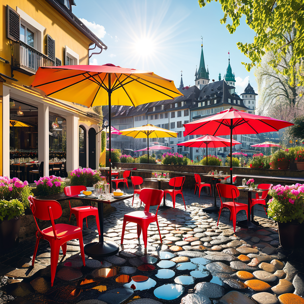 Osterhitze erwartet: Restaurants bereiten Terrassen vor