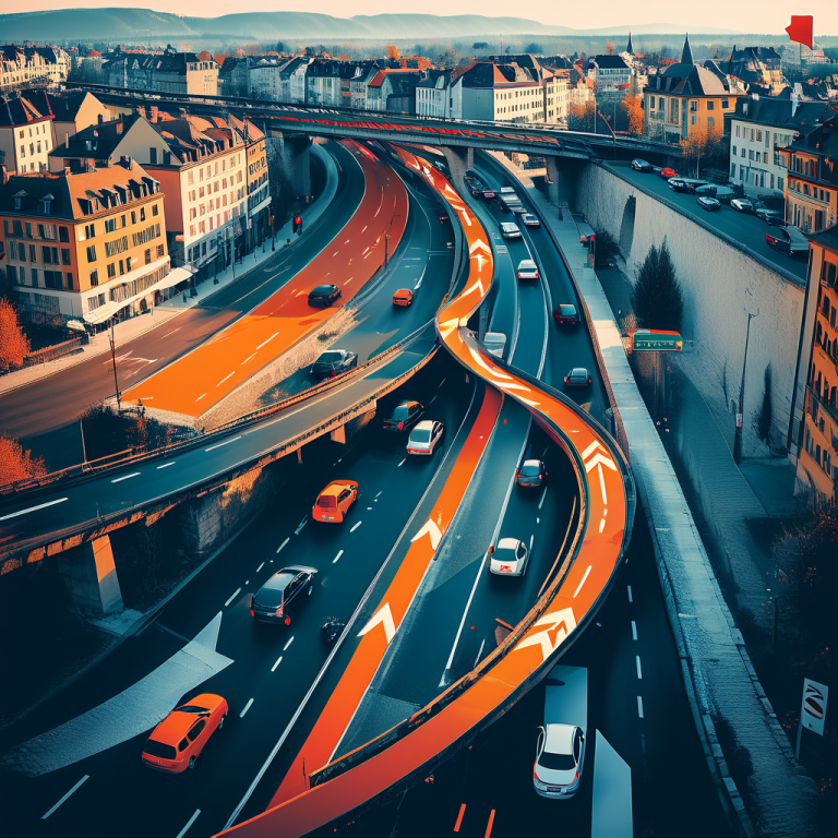 Stau nach Unfall verengt A4 zwischen Cham und Affoltern am Albis