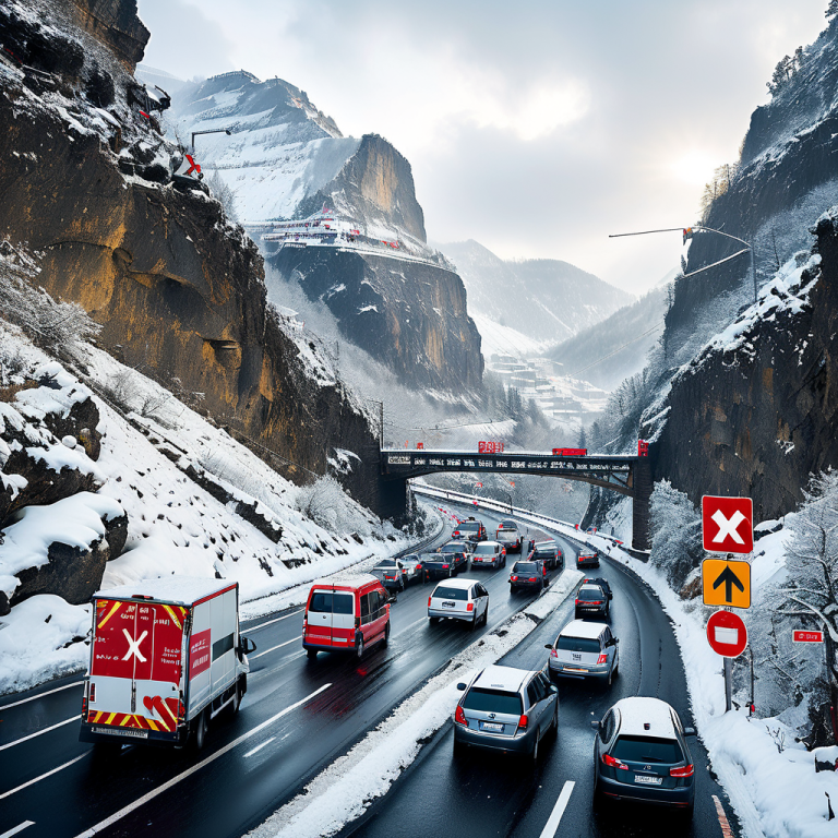 Verkehrschaos auf der Gotthardstrasse – Umleitung empfohlen