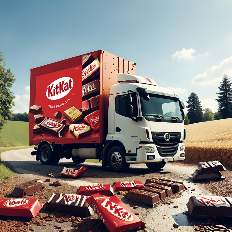 Ein verschwundener Lastwagen bringt Nestlé unerwartet in Schlagzeilen