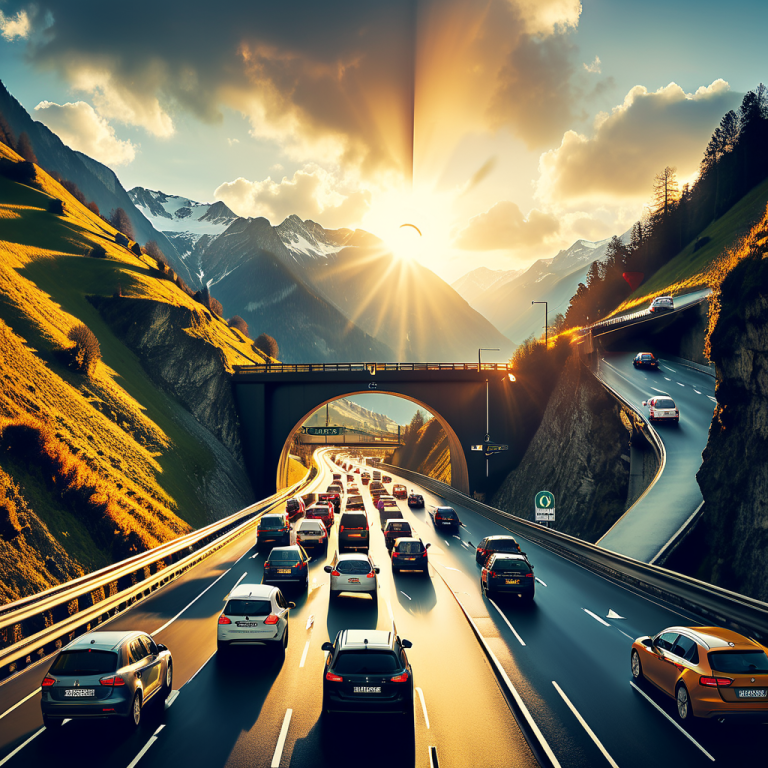 Massiver Verkehrsstau am Gotthard: Vor dem Nordportal bereits 18 Kilometer Stau – Wartezeit von drei Stunden