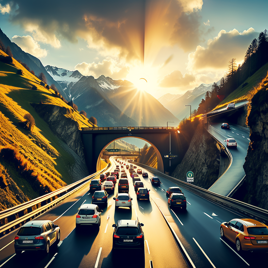 Massiver Verkehrsstau am Gotthard: Vor dem Nordportal bereits 18 Kilometer Stau – Wartezeit von drei Stunden