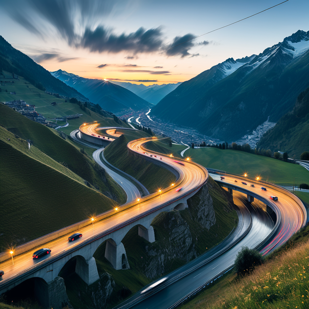Verkehrschaos vor dem Gotthard-Tunnel während des Osterwochenendes